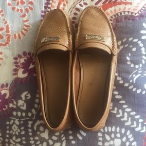 Frederica Coach loafers 8 tan